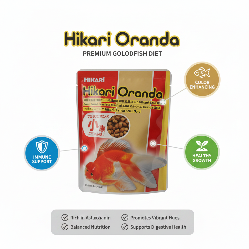 Hikari Oranda Gold Mini Pellet - Drijvend 100 gr. - Afbeelding 5